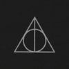 Harry Potter Lightweight Scarf Deathly Hallows symbol