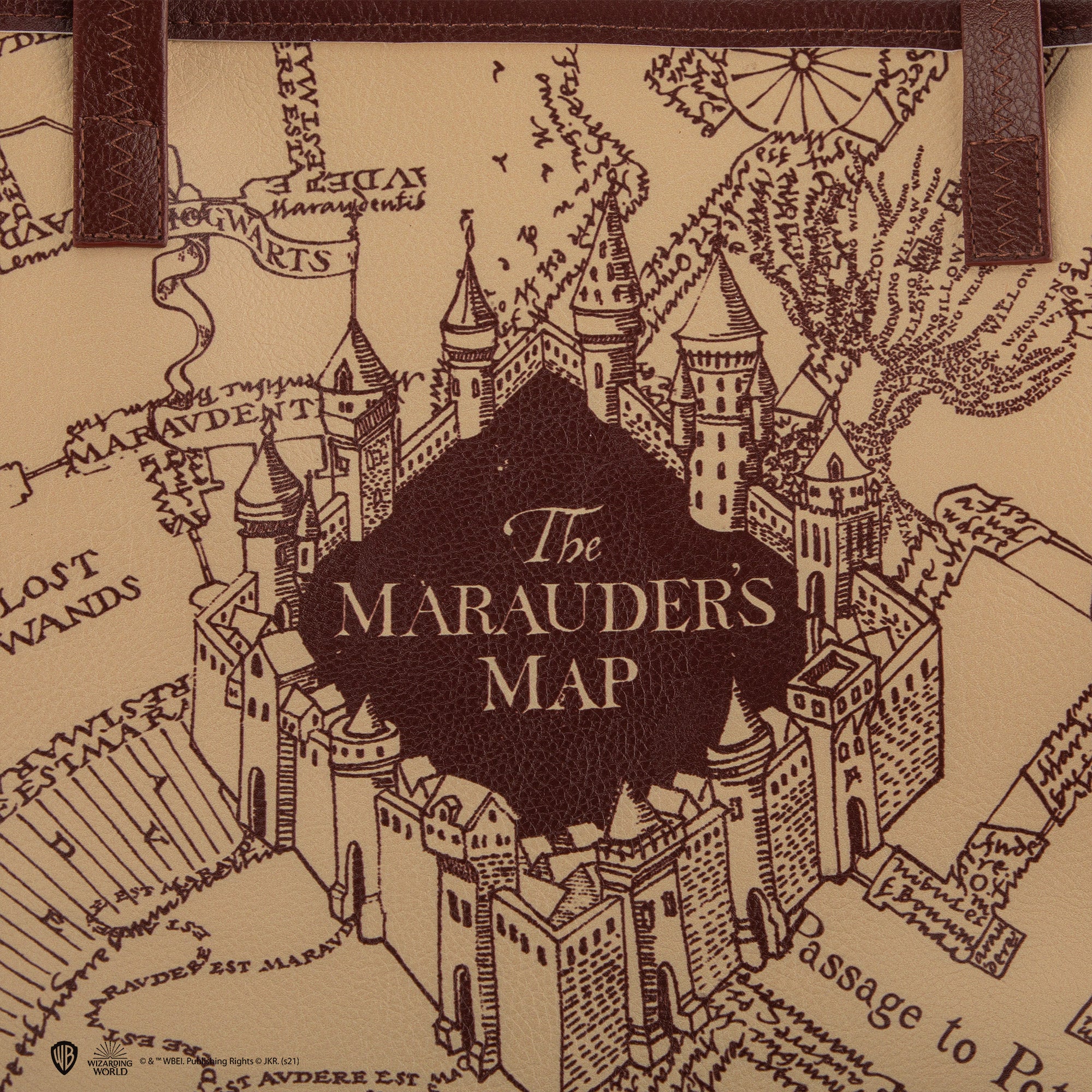 Harry Potter parapluie Marauder Map - La Boutique du Sorcier