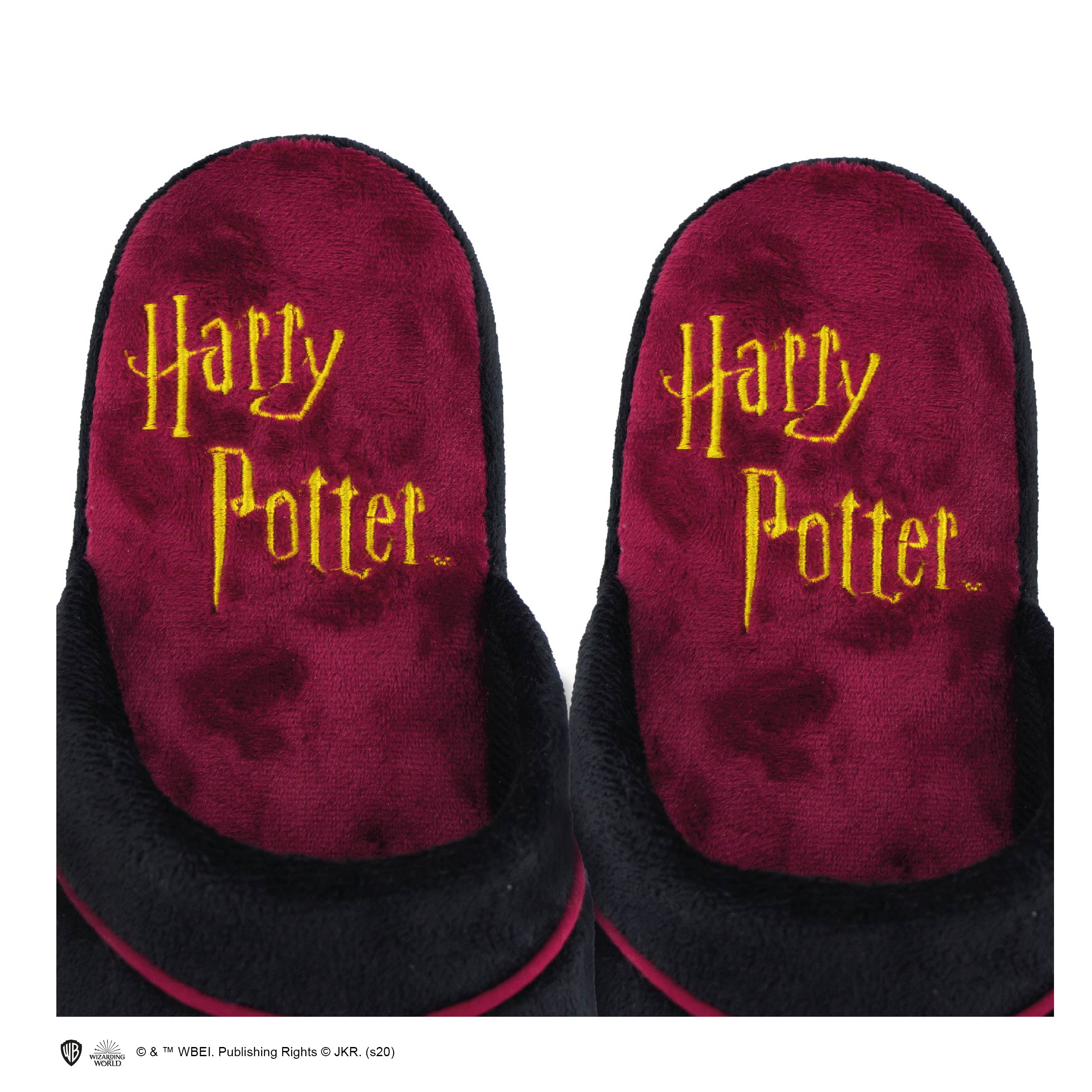 Harry Potter House Slippers - Official Gryffindor, Hufflepuff, Slytherin, Ravenclaw Licensed Slippers