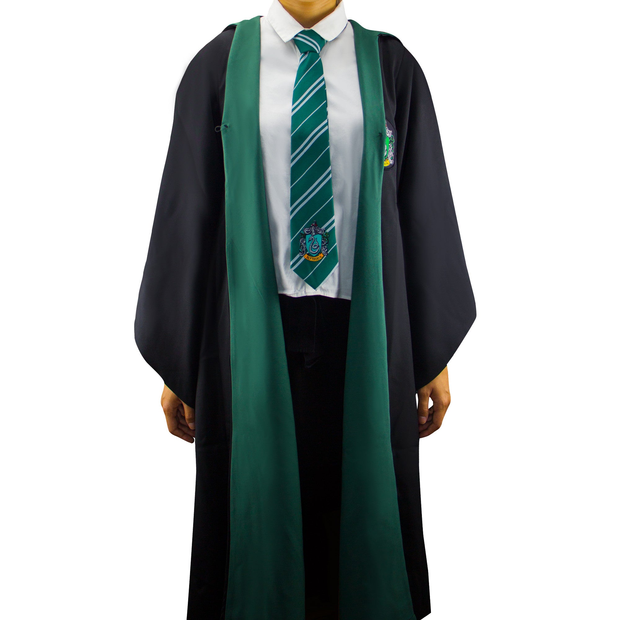 Harry Potter Wizard Robe Cloak Slytherin, L Harry Potter Wizard Robe Cloak Slytherin, L