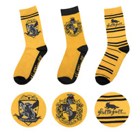 Set of 3 Socks - Hufflepuff