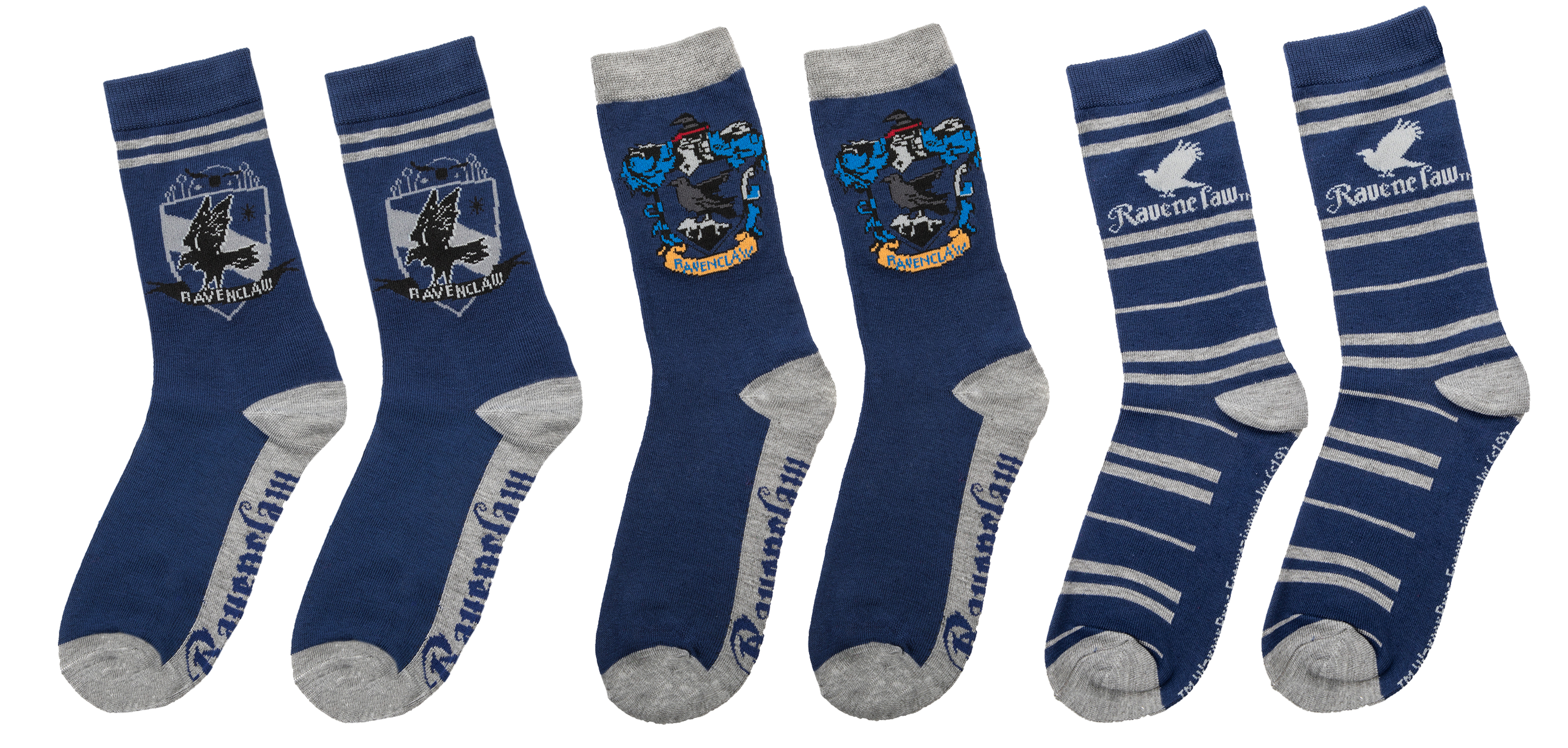 Set of 3 Ravenclaw socks | Harry Potter | Cinereplicas Set of 3 Ravenclaw socks | Harry Potter | Cinereplicas