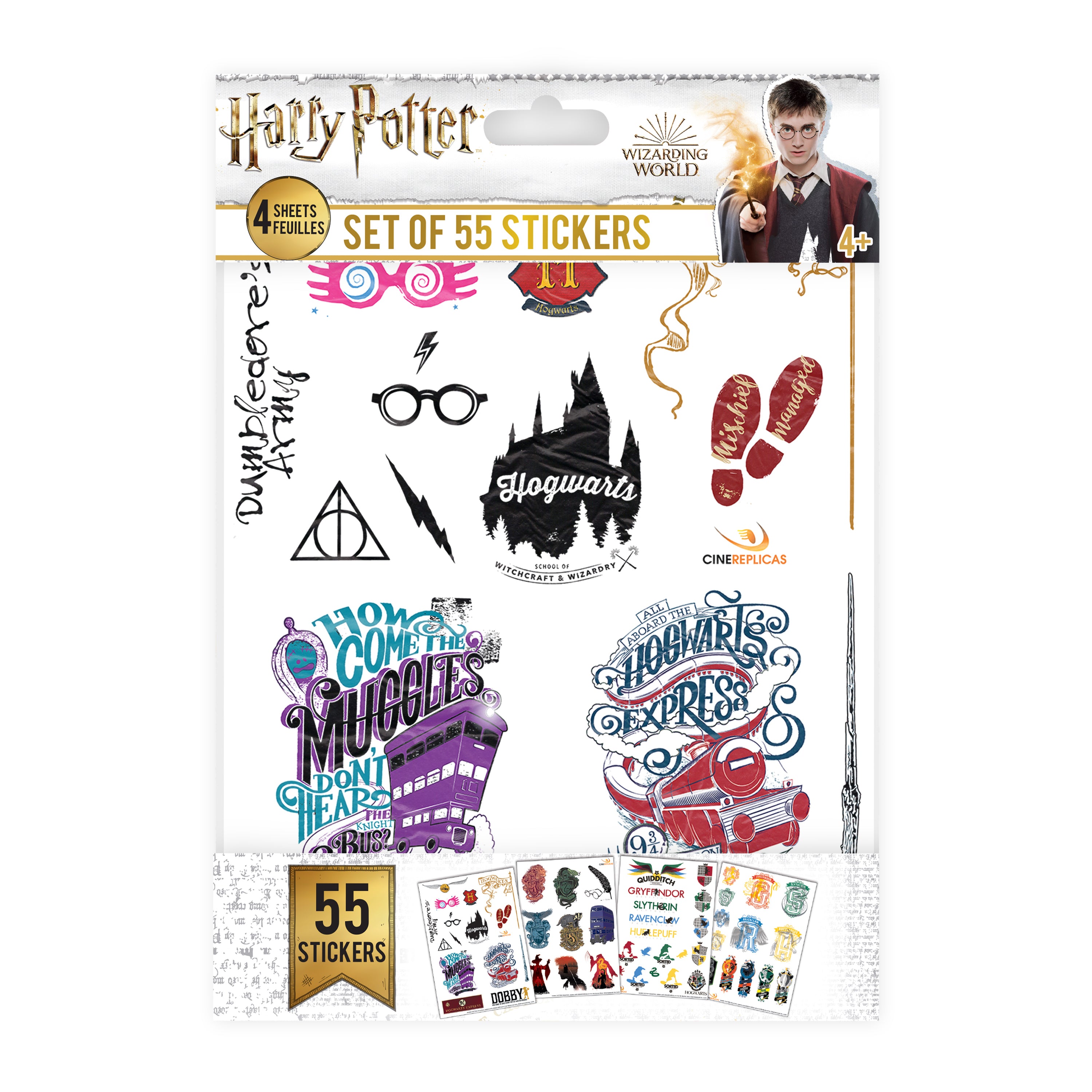 Harry Potter Stickers Party Favors Bundle ~ Over 575 Harry Potter Stickers Featuring Harry, Ron, Hermione and More (Harry Potter Party Supplies)