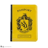 Juego de funda para pasaporte y etiqueta de equipaje de Hufflepuff