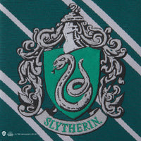 Corbata de Slytherin con escudo tejido para adulto